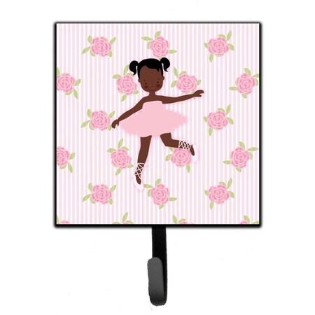 Carolines Treasures Ballerina African American Ponytails Leash or Key Holder BB5192SH4